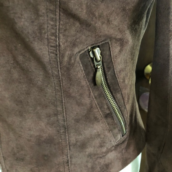 Vintage Brown suede Jacket - Picture 7 of 8